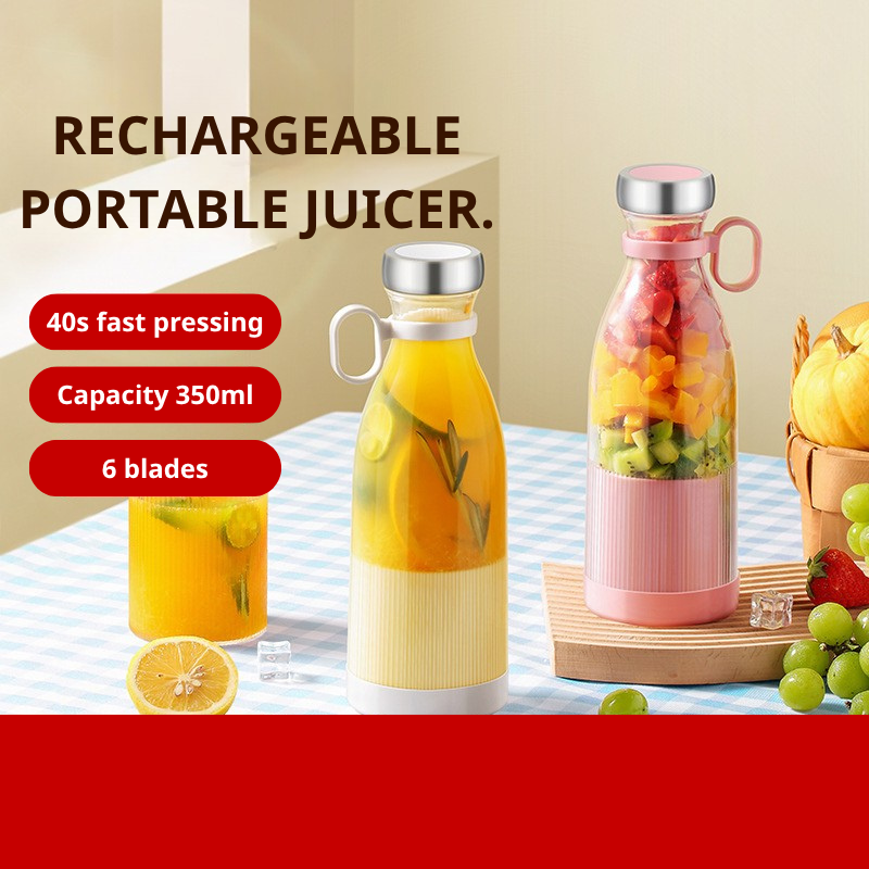 USB rechargeable portable multifunctional mini juicer
