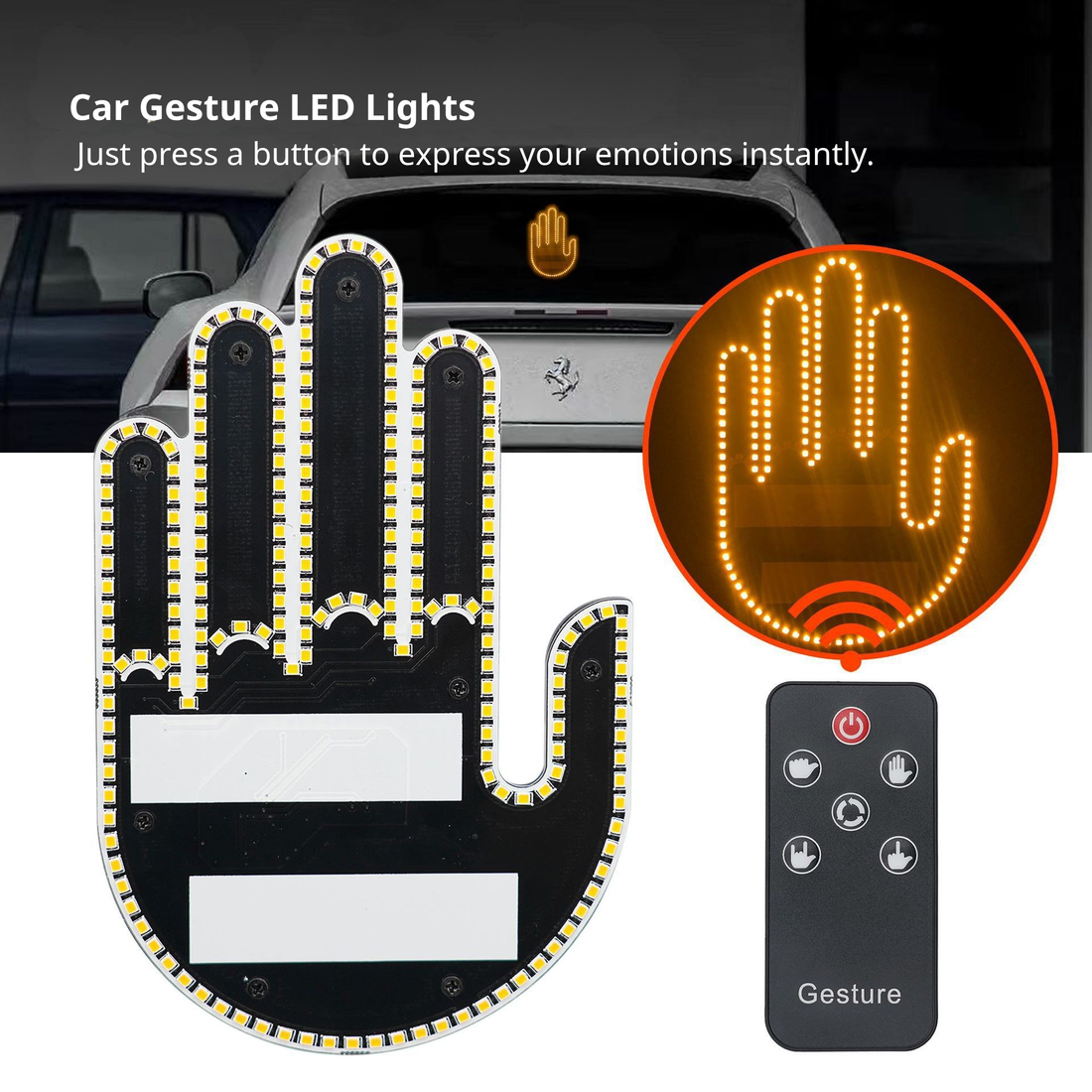 Led Hand Sign