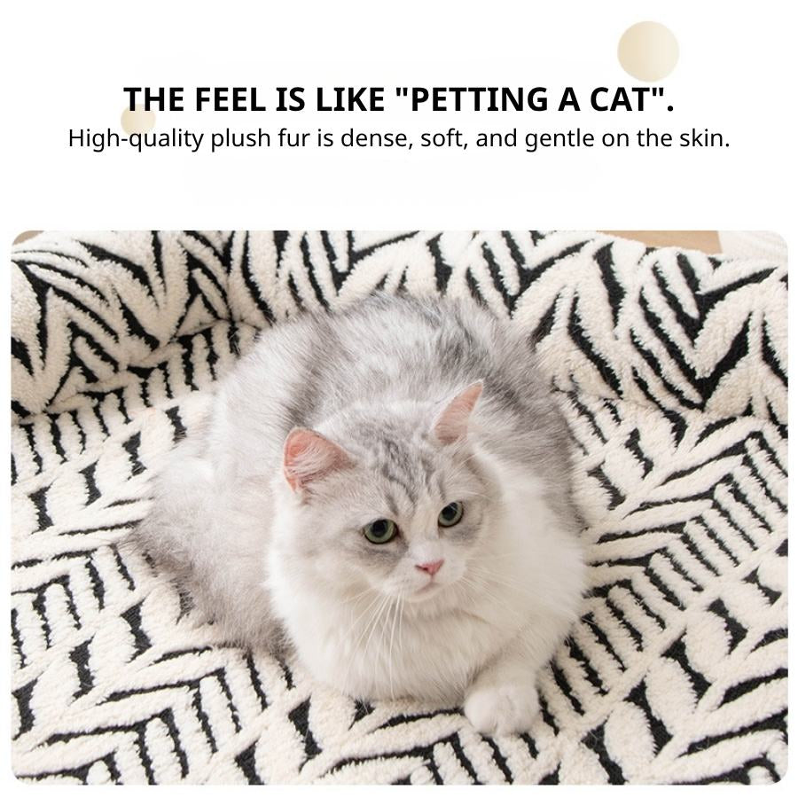 Plush Pet Mat – Thick Soft Non-Slip Sofa Protector & Washable Furniture Cover