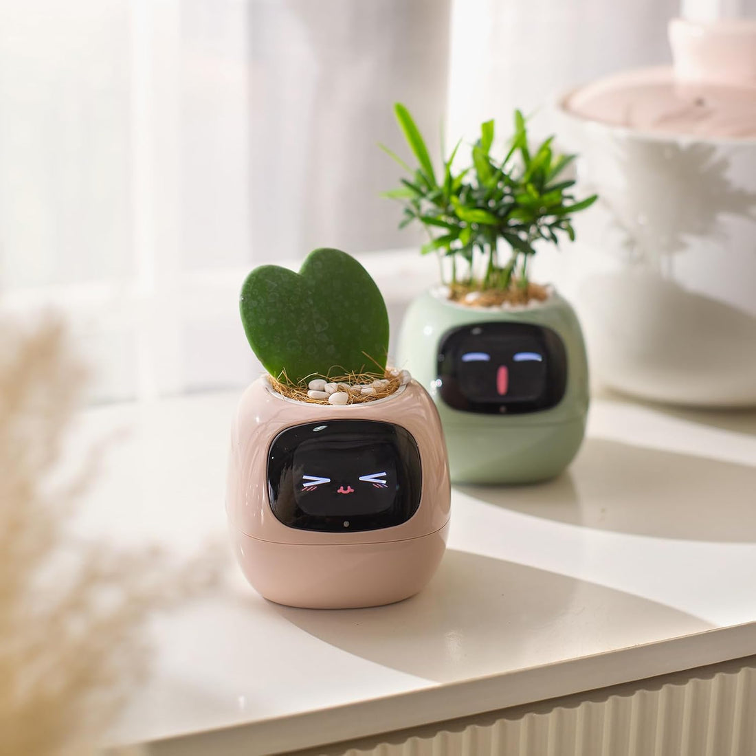 Ivy Smart Planter: AI Sensors, 49 Expressions, Fun & Easy Plant Care Solution