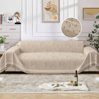 Chenille Non-Slip Sided Slipcover for Corner Sofa
