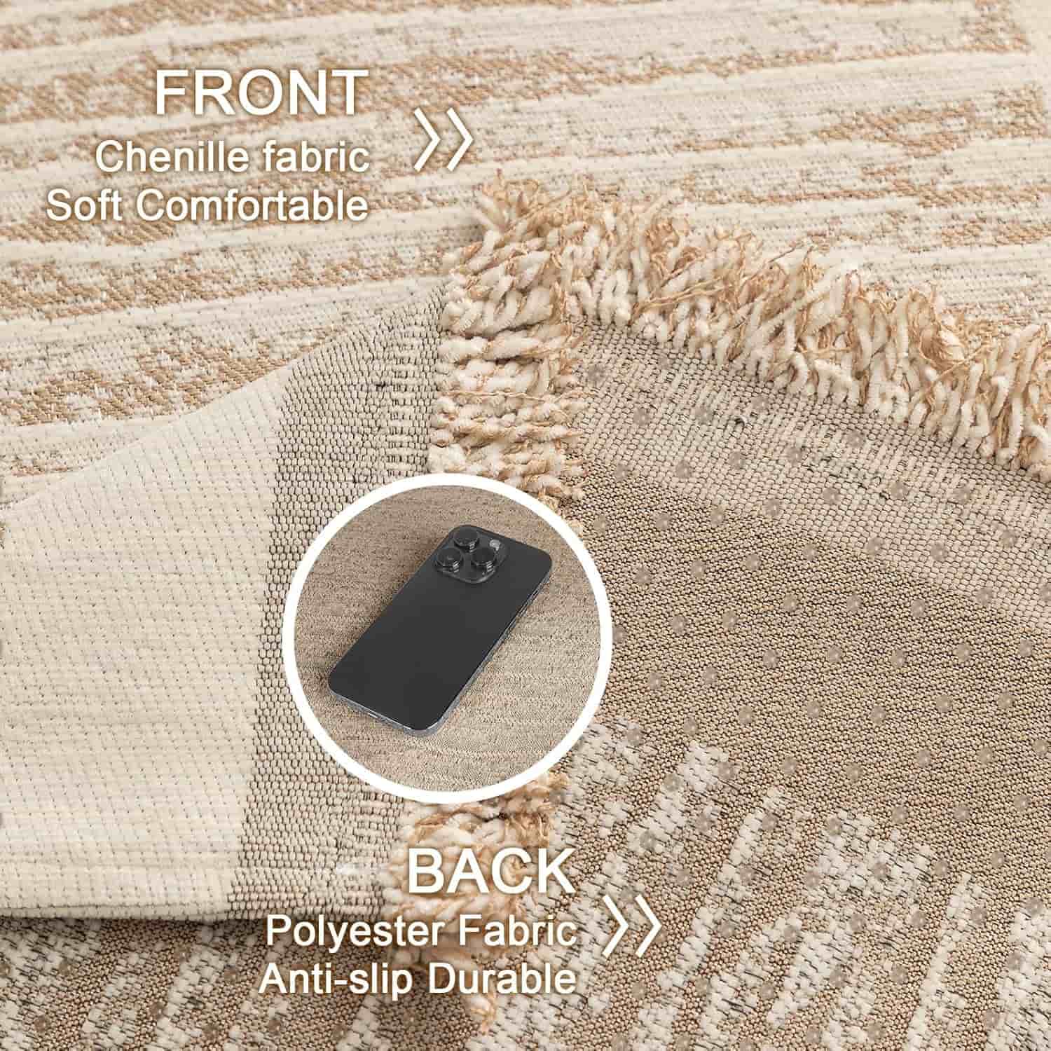 Chenille Non-Slip Sided Slipcover for Corner Sofa