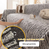 Chenille Non-Slip Sided Slipcover for Corner Sofa