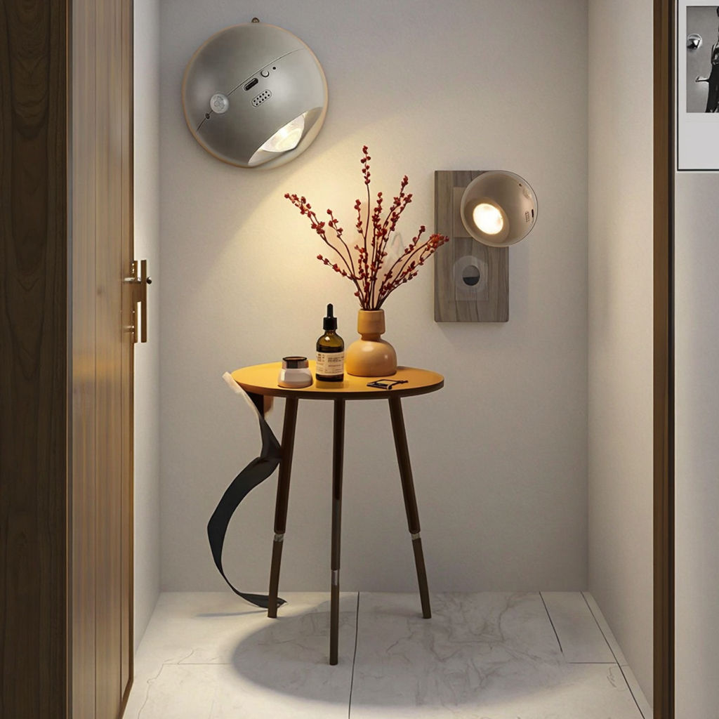 Wireless magnetic wall lamp-human body sensor lamp-night light