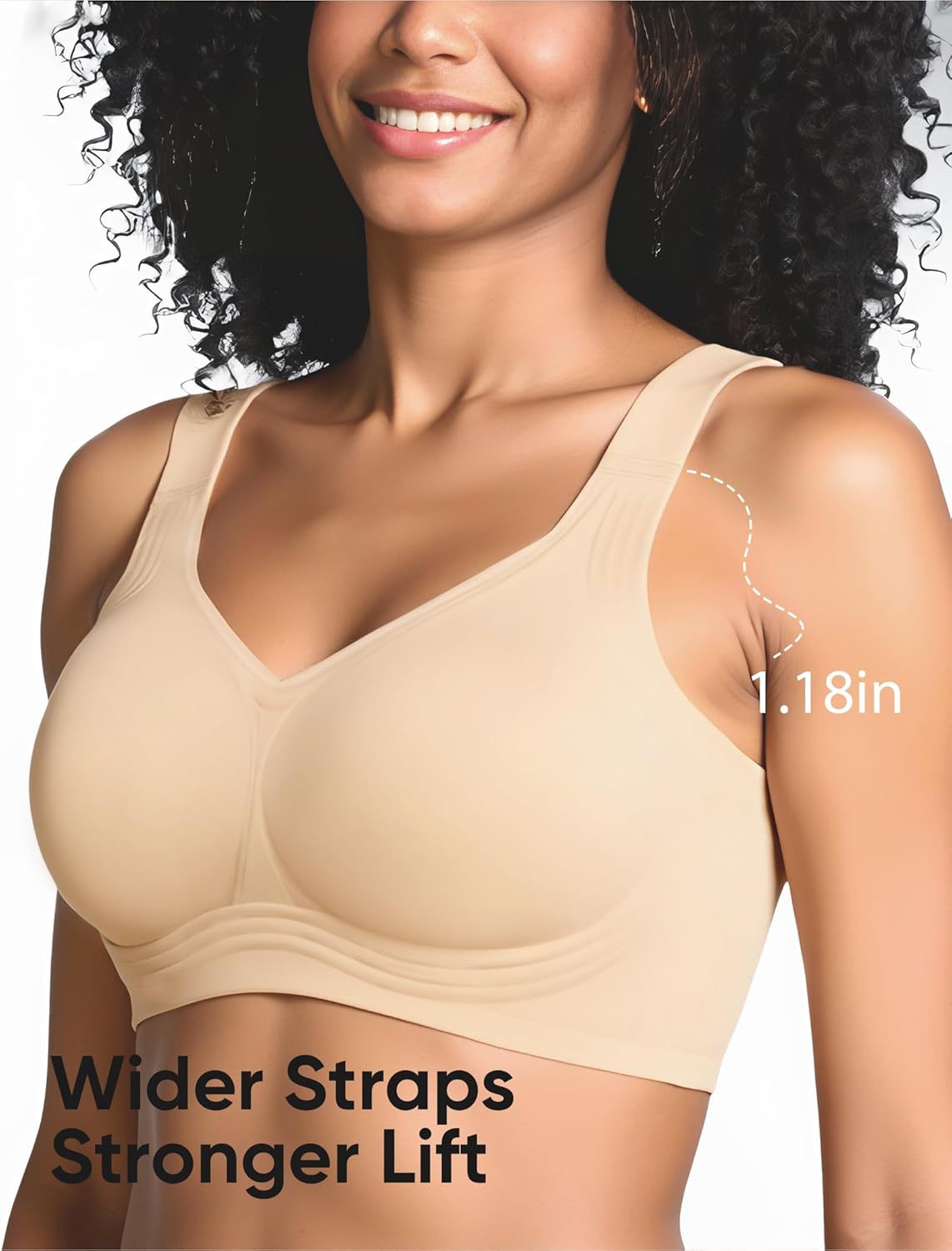 Comfortable underwire bra