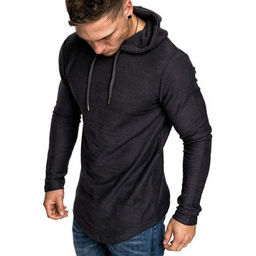 Men’s Hooded Long Sleeve T-Shirt T145