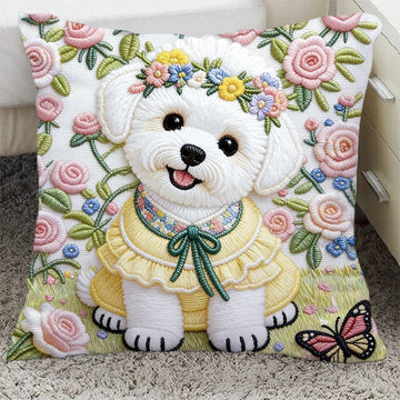 Pillow cover printed with pet images