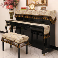Vỏ phủ bụi đàn piano, vỏ vải trùm kín, cao cấp, phong cách Bắc Âu tối giản, sang trọng nhẹ, cảm giác cao cấp, vỏ nửa mới, vỏ vải đàn piano cao cấp
