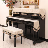 Vỏ phủ bụi đàn piano, vỏ vải trùm kín, cao cấp, phong cách Bắc Âu tối giản, sang trọng nhẹ, cảm giác cao cấp, vỏ nửa mới, vỏ vải đàn piano cao cấp