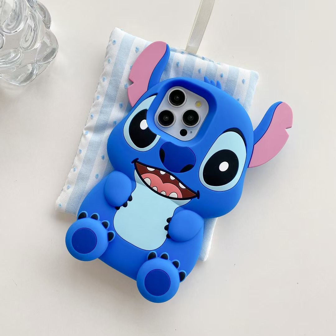 3D Silicone Mobile Phone Case with Stand