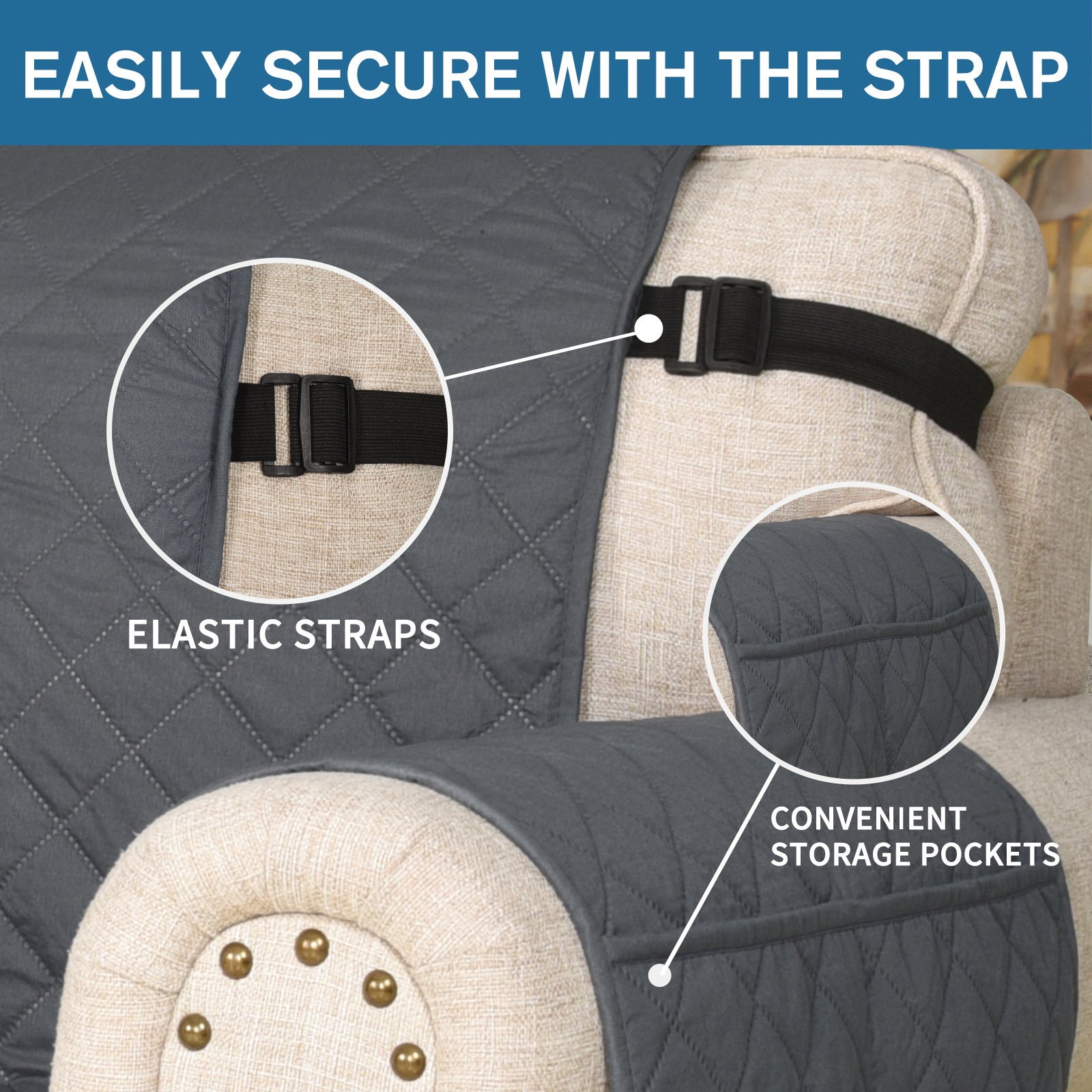 Waterproof and non-slip sofa cushion