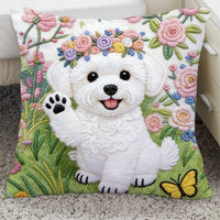 Pillow cover printed with pet images