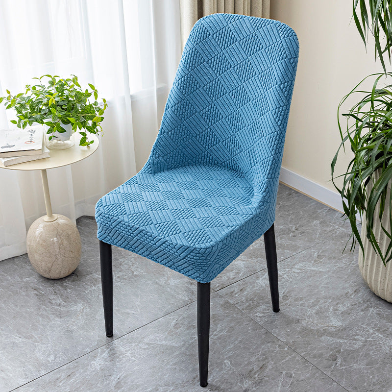 Vỏ Bọc Ghế Ăn Lưng Cong Jacquard