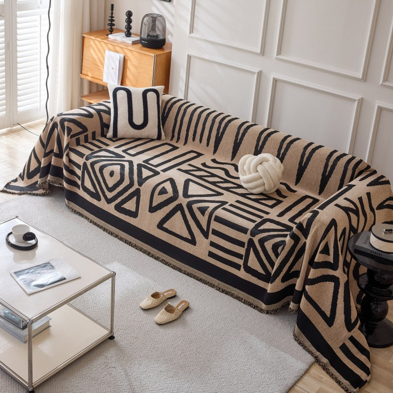 Premium Chenille Furniture Throw Blanket
