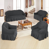 Premium Cotton Stretch Sofa Cover – Soft, Durable & Protective