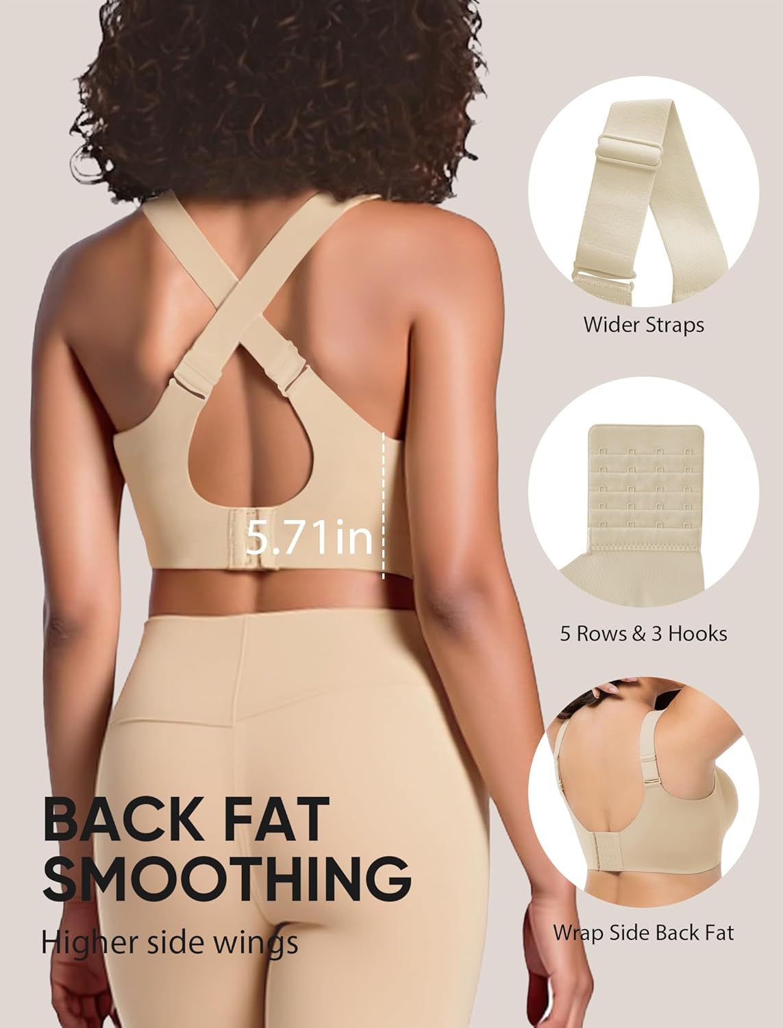 Comfortable underwire bra