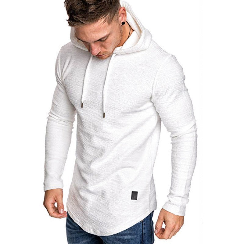 Men’s Hooded Long Sleeve T-Shirt T145