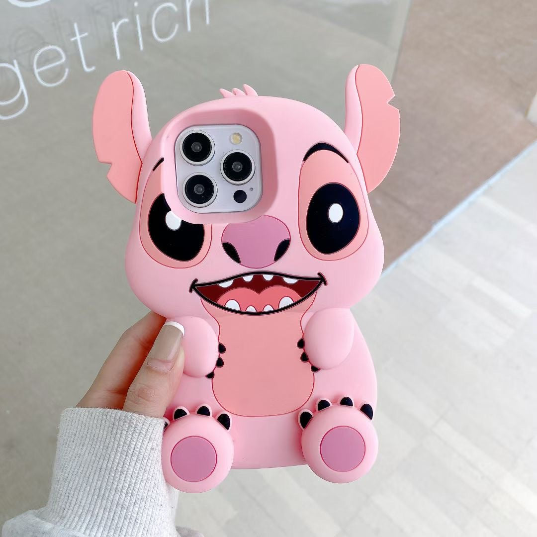3D Silicone Mobile Phone Case with Stand