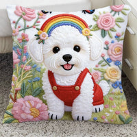 Pillow cover printed with pet images