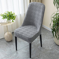 Vỏ Bọc Ghế Ăn Lưng Cong Jacquard
