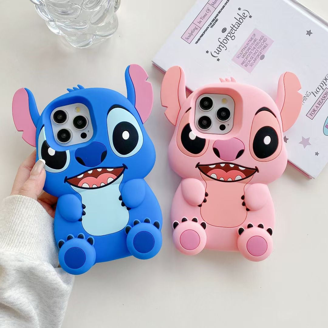 3D Silicone Mobile Phone Case with Stand