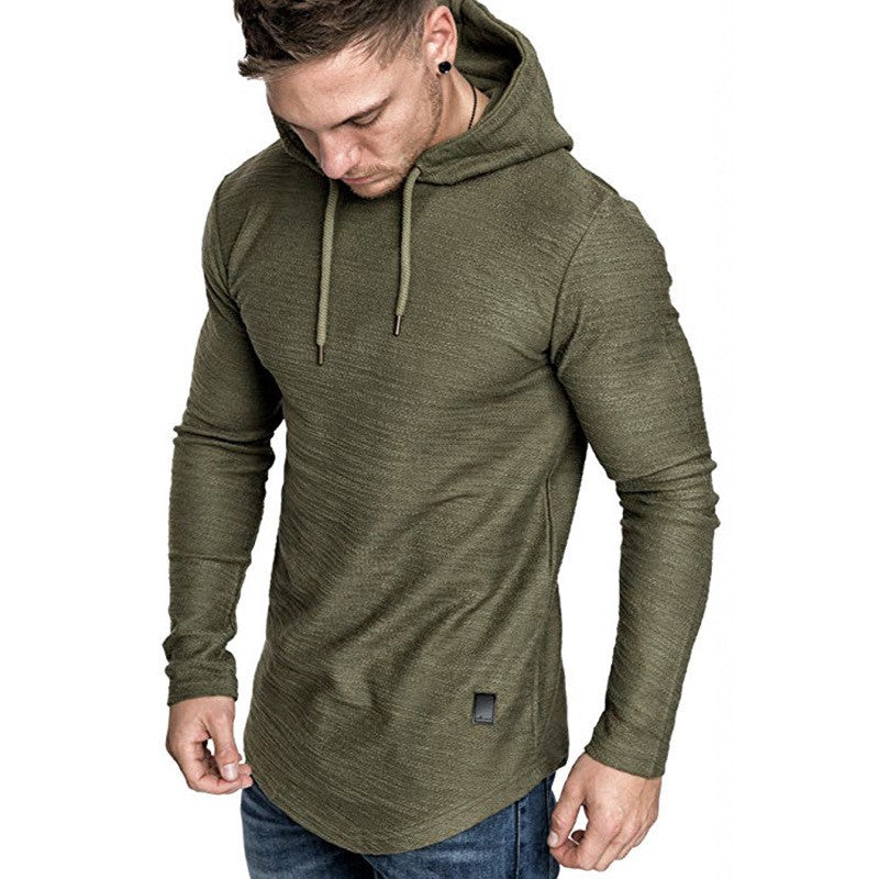 Men’s Hooded Long Sleeve T-Shirt T145