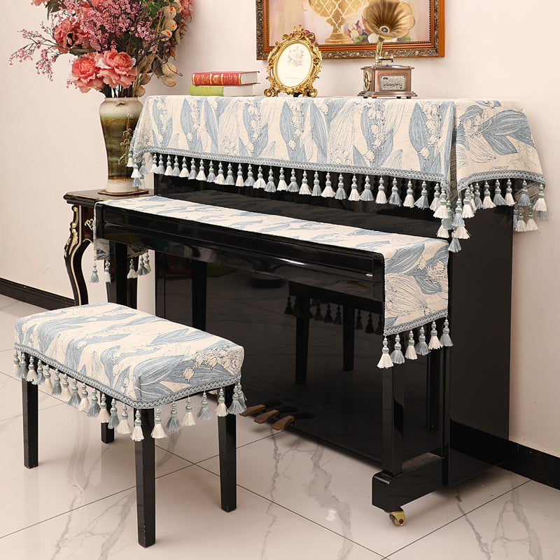 Vỏ phủ bụi đàn piano, vỏ vải trùm kín, cao cấp, phong cách Bắc Âu tối giản, sang trọng nhẹ, cảm giác cao cấp, vỏ nửa mới, vỏ vải đàn piano cao cấp