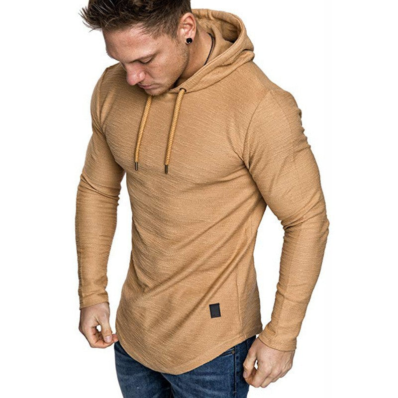 Men’s Hooded Long Sleeve T-Shirt T145