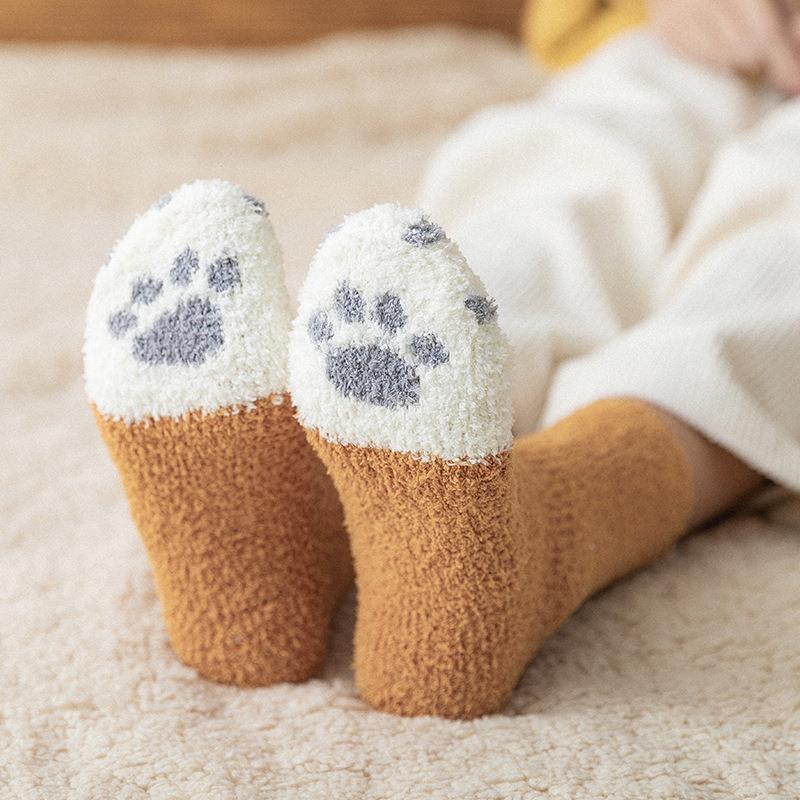 Velvet women's socks