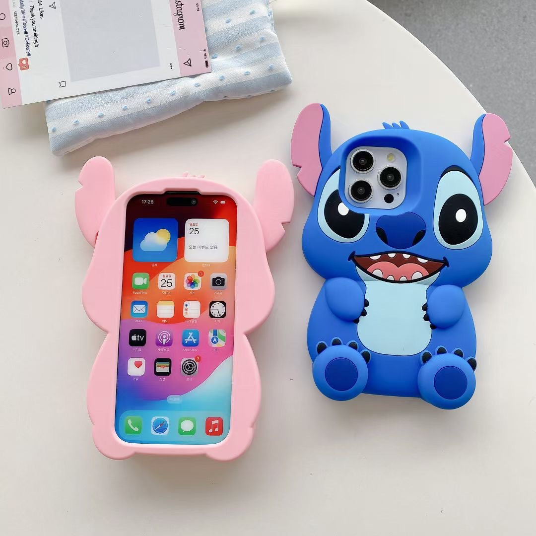 3D Silicone Mobile Phone Case with Stand