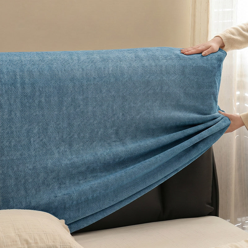 Vỏ Bọc Khung Giường Chenille Co Giãn Cao Cấp – Bảo Vệ Hoàn Toàn Phần Đầu Giường & Thân Giường