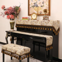 Vỏ phủ bụi đàn piano, vỏ vải trùm kín, cao cấp, phong cách Bắc Âu tối giản, sang trọng nhẹ, cảm giác cao cấp, vỏ nửa mới, vỏ vải đàn piano cao cấp