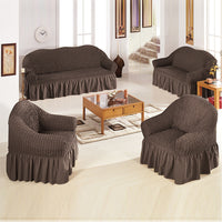 Premium Cotton Stretch Sofa Cover – Soft, Durable & Protective
