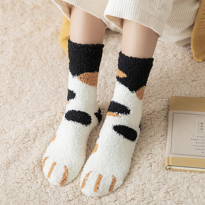 Velvet women's socks