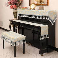 Vỏ phủ bụi đàn piano, vỏ vải trùm kín, cao cấp, phong cách Bắc Âu tối giản, sang trọng nhẹ, cảm giác cao cấp, vỏ nửa mới, vỏ vải đàn piano cao cấp