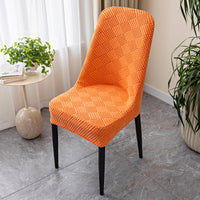 Vỏ Bọc Ghế Ăn Lưng Cong Jacquard