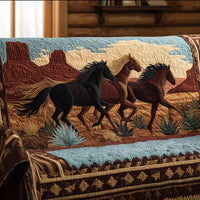 Festive Paw Quilted Sofa Cover