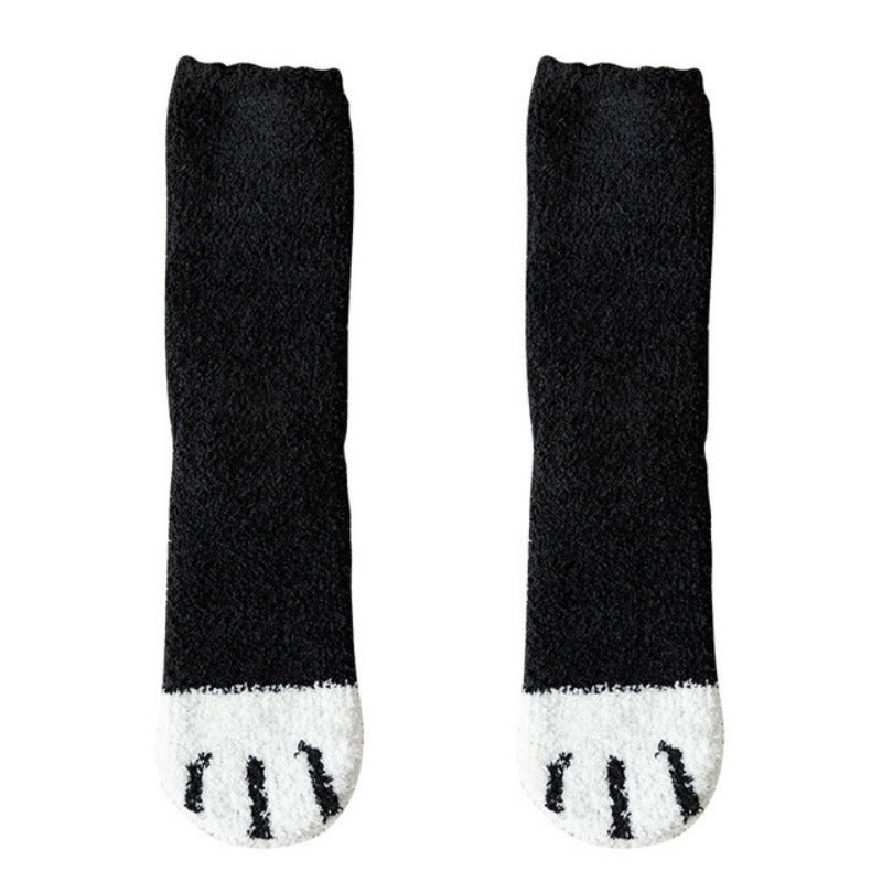 Velvet women's socks