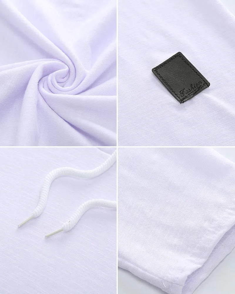 Men’s Hooded Long Sleeve T-Shirt T145