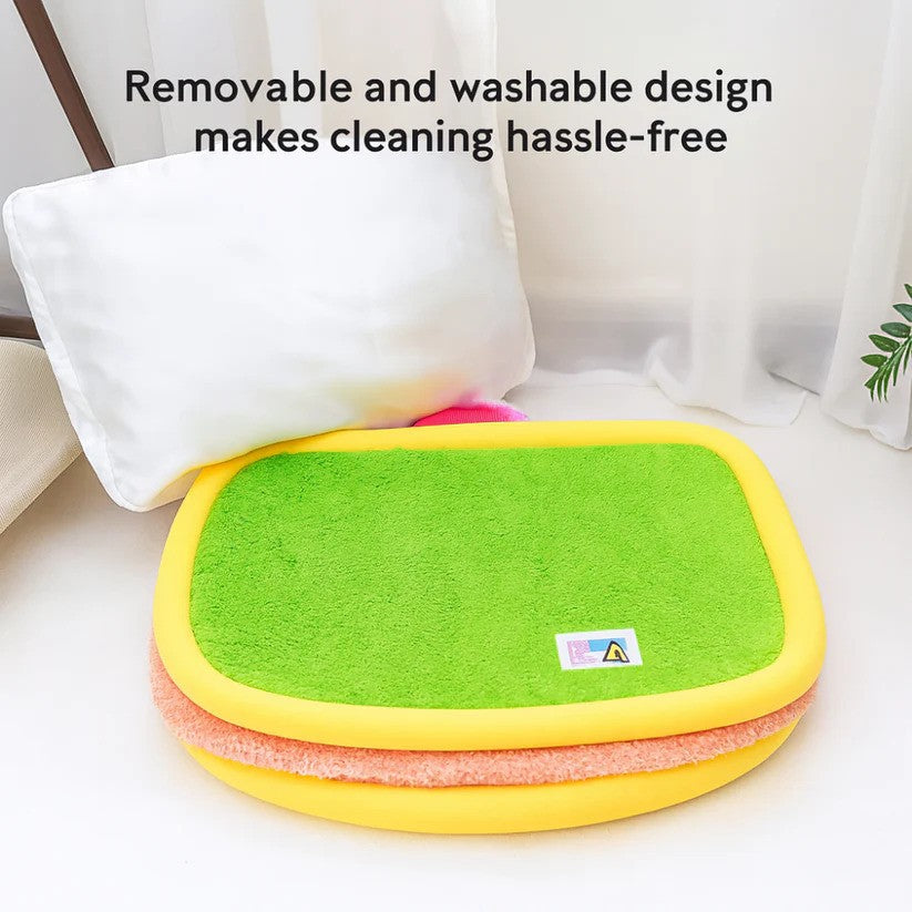 Colorful pet sleeping mats help boost dopamine.