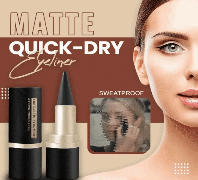 Matte quick-drying eyeliner.