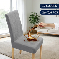 Waterproof Dining Chair Cover Set of 2/4/6/8