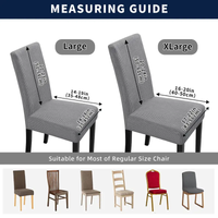 Waterproof Dining Chair Cover Set of 2/4/6/8