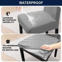 Waterproof Dining Chair Cover Set of 2/4/6/8