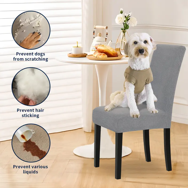 Waterproof Dining Chair Cover Set of 2/4/6/8