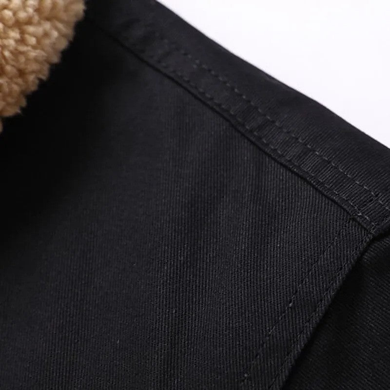 Men’s Winter Coat – Thick Warm Jacket with Soft Lining, Windproof & Thermal Outerwear