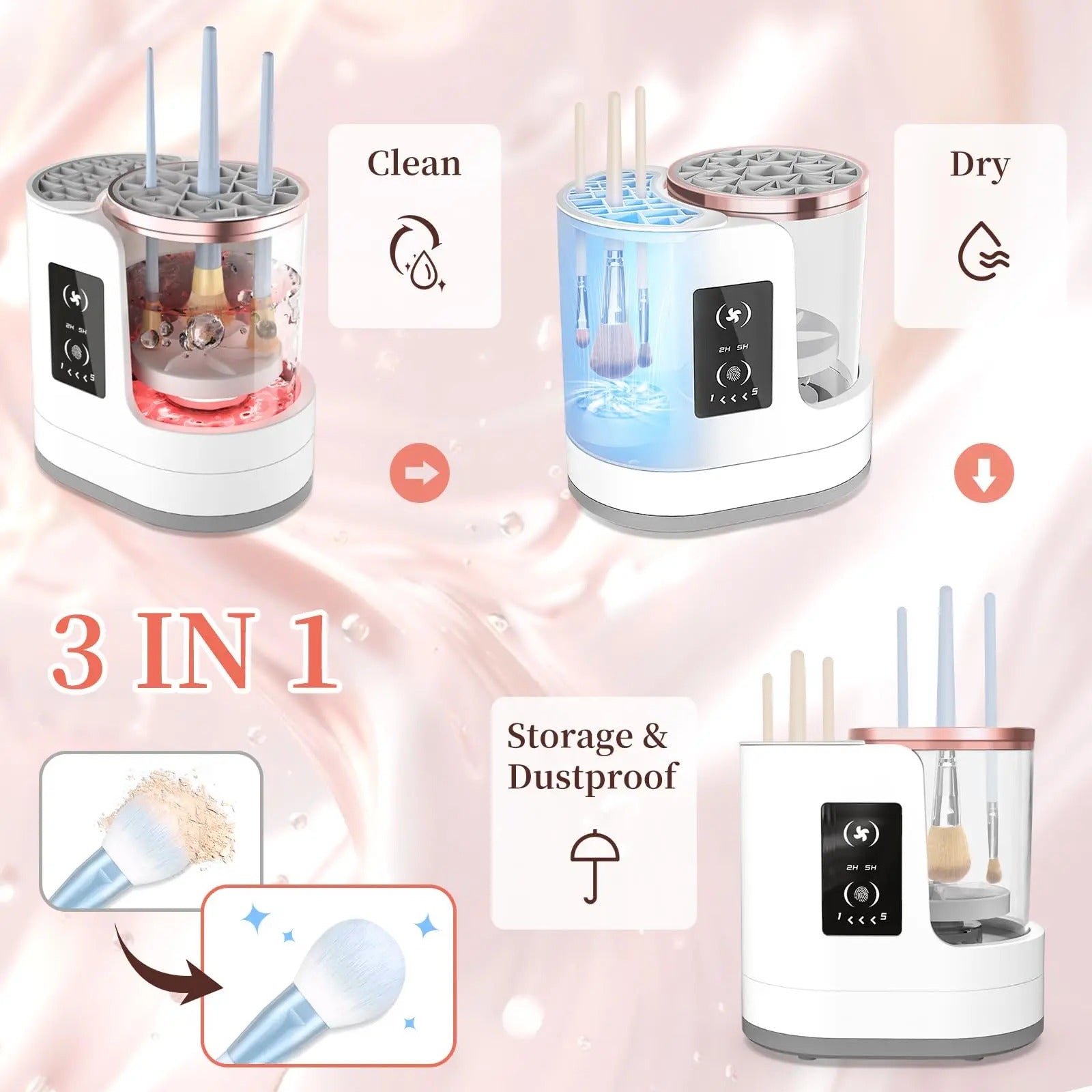 Makeup washer and dryer