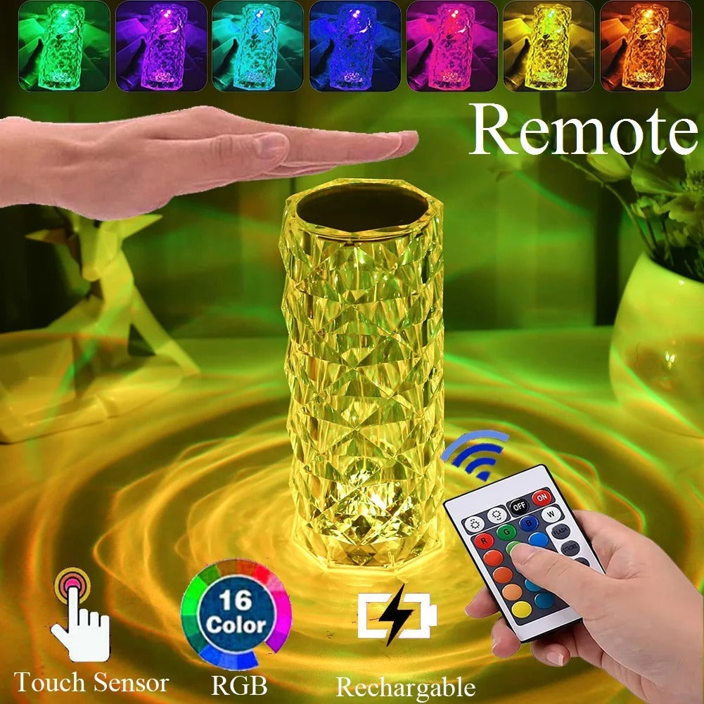 16 color creative desk lamp with remote control